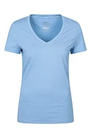 Vitality V Neck Womens Tee