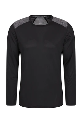 Aspect Panel Long Sleeve Mens Top