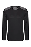 Aspect Panel Long Sleeve Mens Top