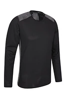 Aspect Panel Long Sleeve Mens Top