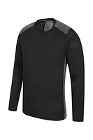 Aspect Panel Long Sleeve Mens Top
