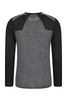 Aspect Panel Long Sleeve Mens Top