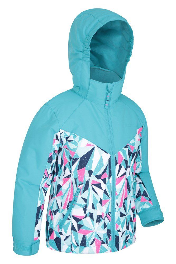 Snow Storm Kids Printed Ski Jacket