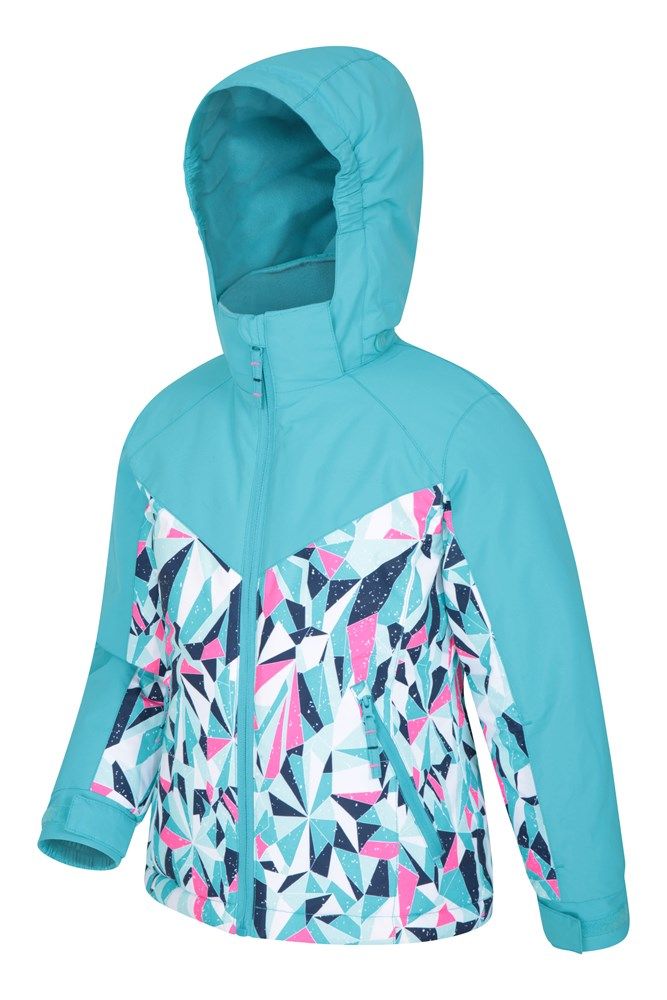 Snow Storm Kids Printed Ski Jacket