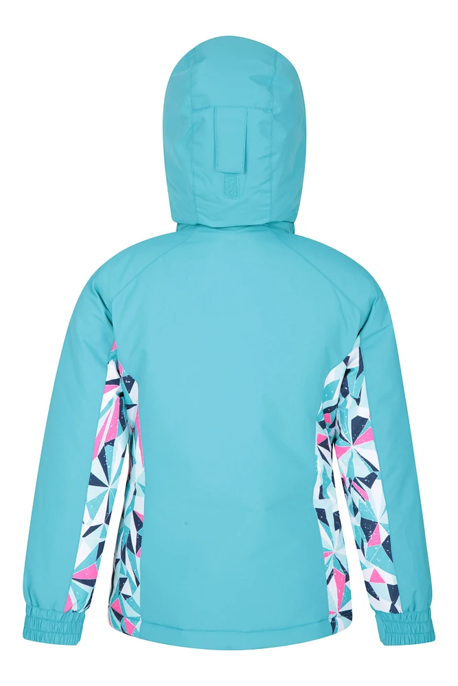 Snow Storm Kids Printed Ski Jacket