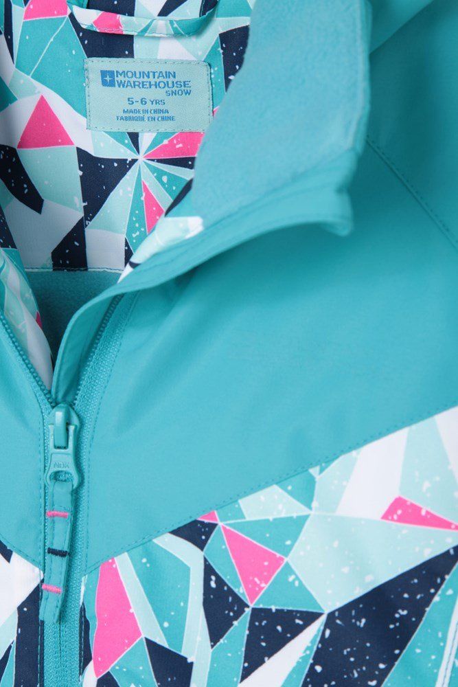 Snow Storm Kids Printed Ski Jacket