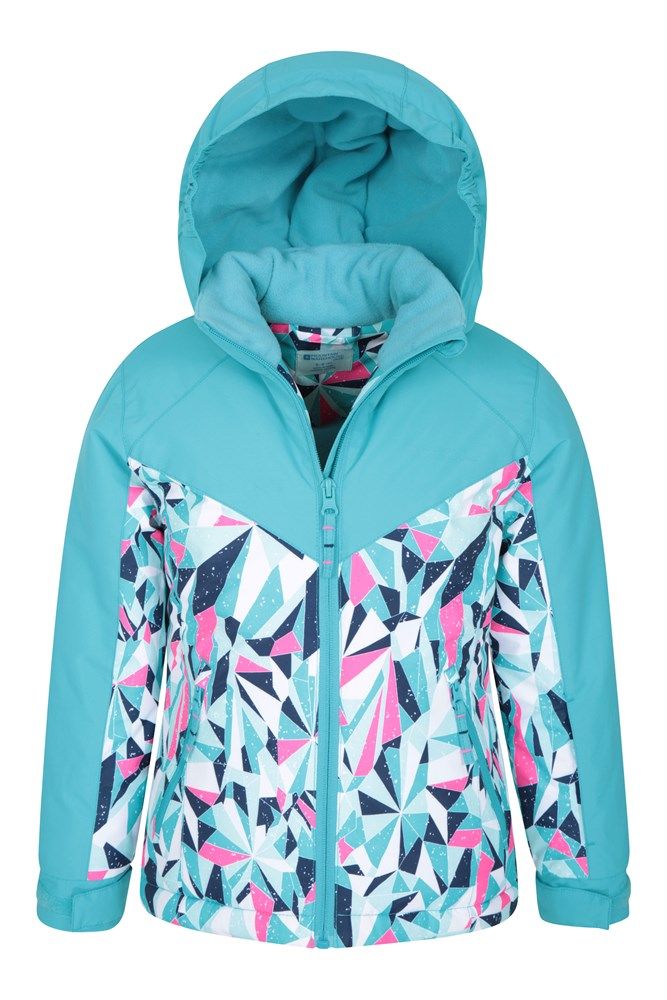 Snow Storm Kids Printed Ski Jacket
