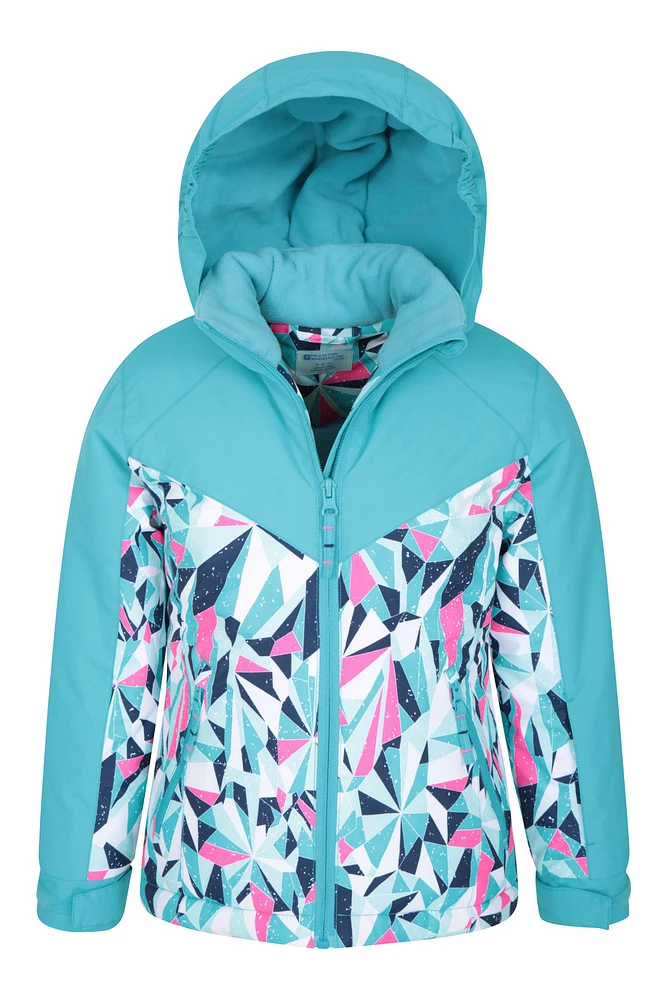 Snow Storm Kids Printed Ski Jacket