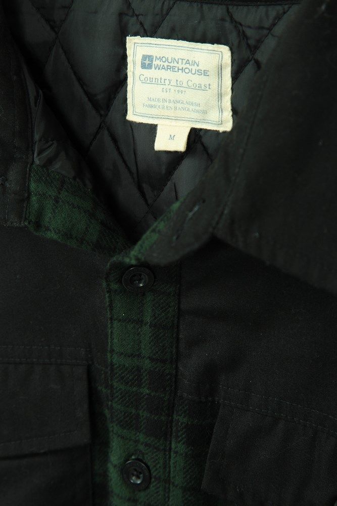 Flannel Insulated Mens Shacket