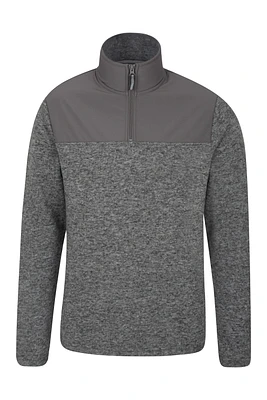 Idris Panel Mens Half-ZipFleece