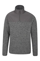 Idris Panel Mens Half-ZipFleece