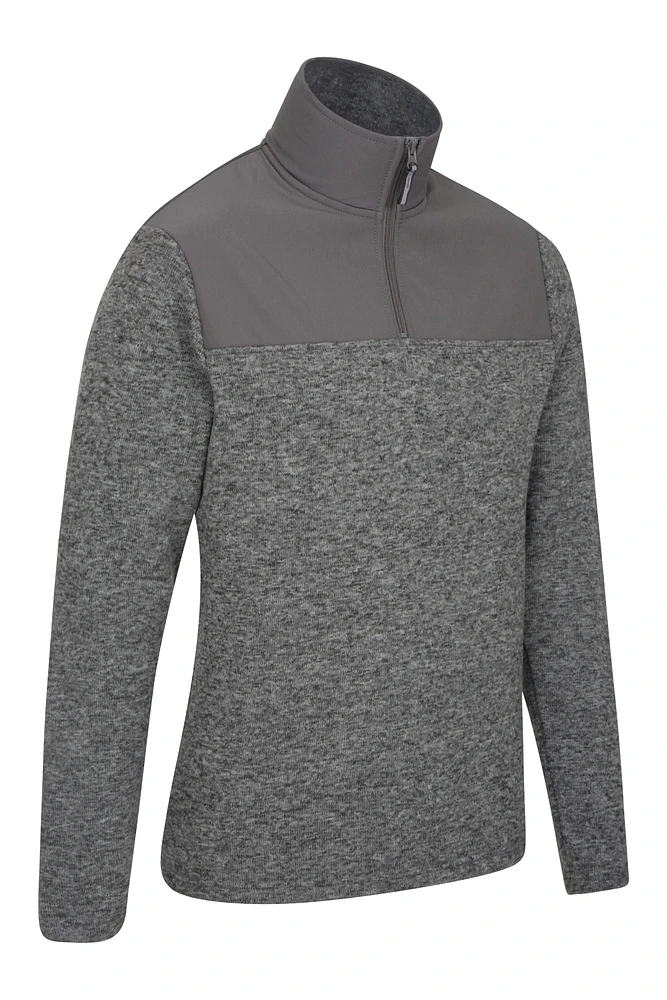 Idris Panel Mens Half-ZipFleece