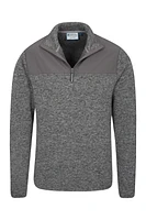 Idris Panel Mens Half-ZipFleece