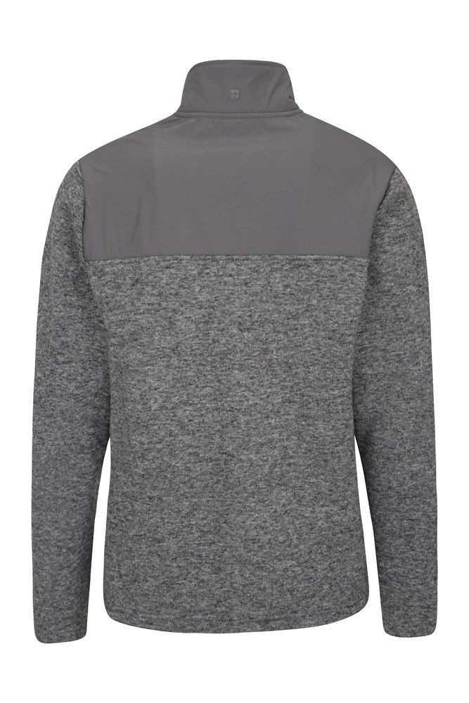 Idris Panel Mens Half-ZipFleece