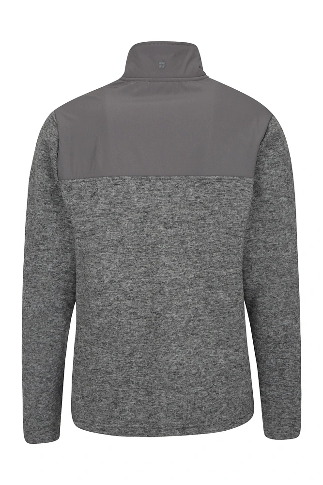 Idris Panel Mens Half-ZipFleece