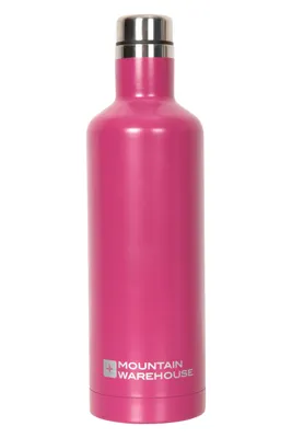 Straight Stainless Steel Double Walled Bottle - 17 oz.