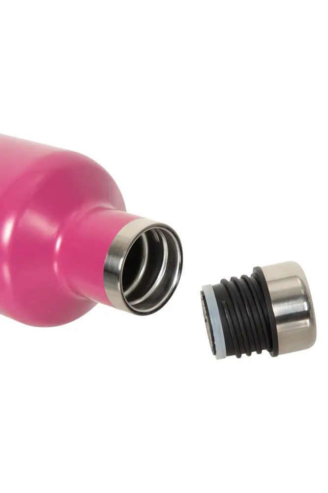 Straight Stainless Steel Double Walled Bottle - 17 oz.