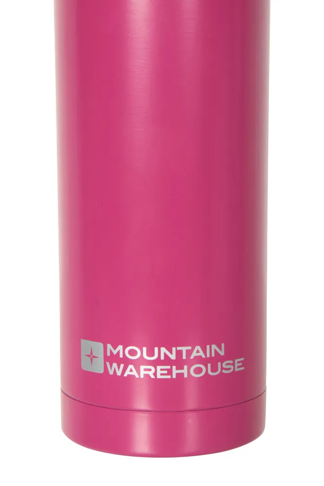 Straight Stainless Steel Double Walled Bottle - 17 oz.