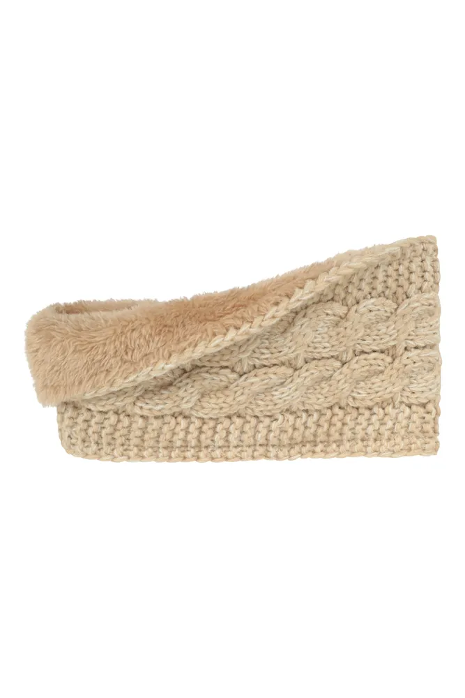 Wide Speckle Knitted Headband