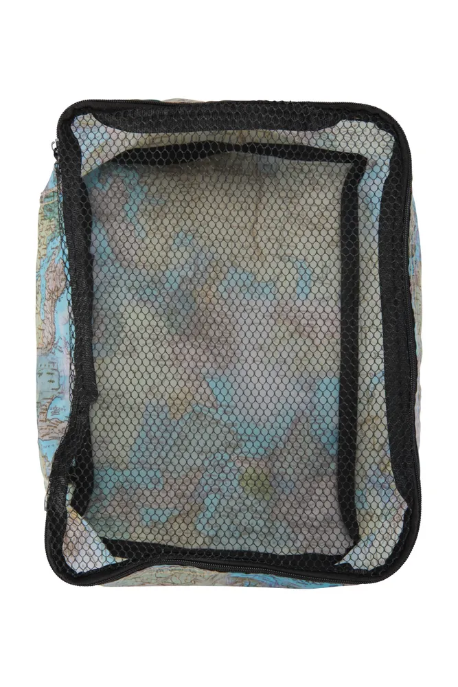 Patterned Travel Organiser - 3 Pack