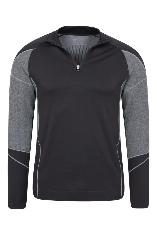 Quiver Mens Seamless Base Layer Top