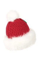 Mrs Claus Christmas Pom-Pom Beanie