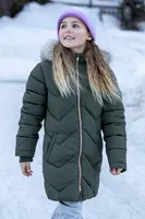 Galaxy Kids Water-resistant Long Insulated Jacket