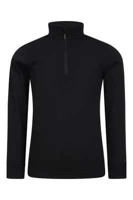 Talus Kids Zip Neck Base Layer Top
