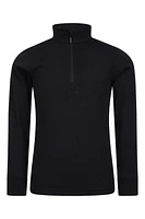 Talus Kids Zip Neck Base Layer Top