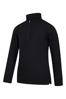 Talus Kids Zip Neck Base Layer Top