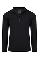 Talus Kids Zip Neck Base Layer Top