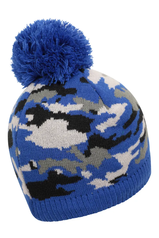 Camo Fleece Kids Beanie