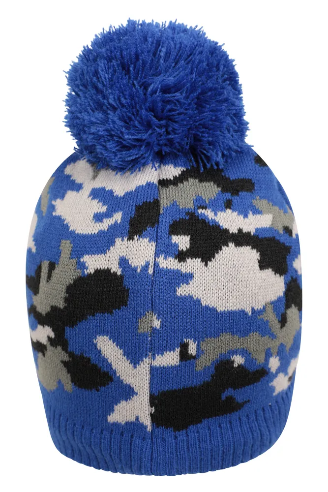 Camo Fleece Kids Beanie