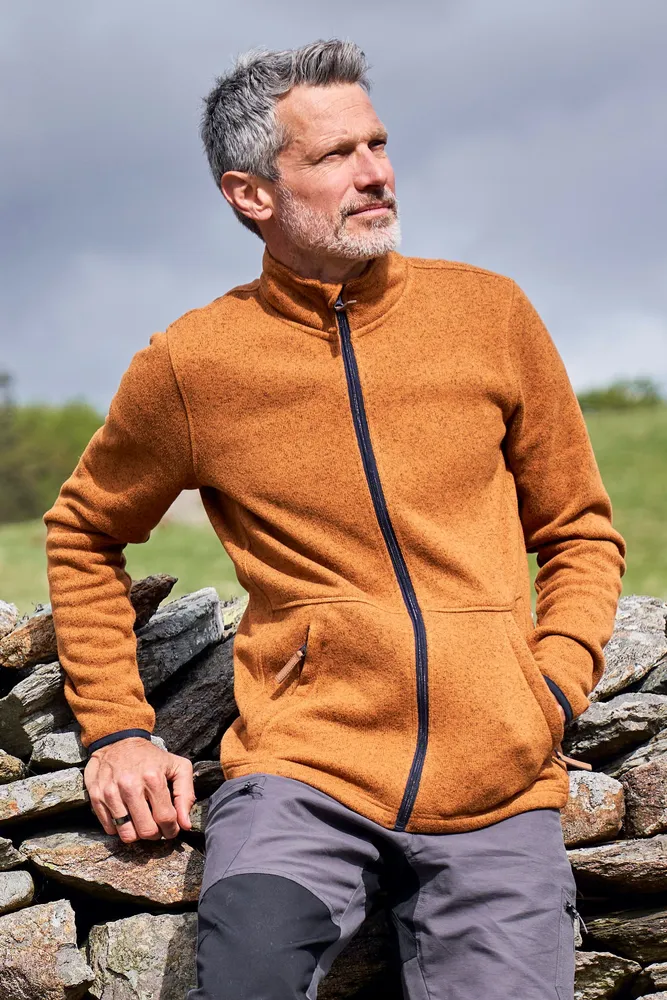 Idris II Mens Full-Zip Fleece Jacket