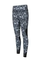 Patterned High-Waisted Panelled Womens Leggings