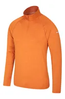 Echo Melange Recycled Mens Half-Zip Midlayer