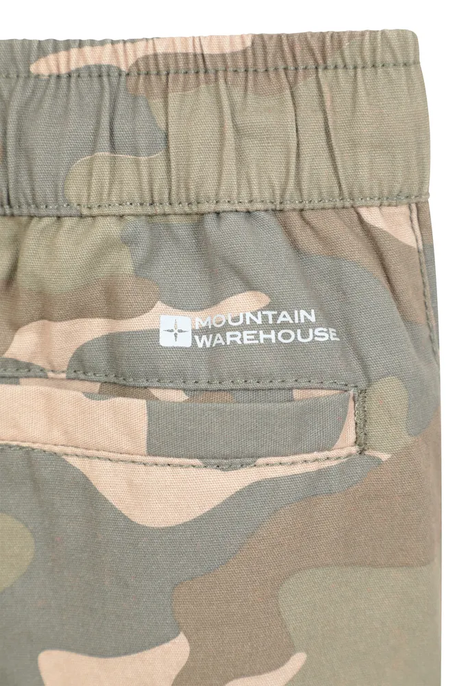 Camo Kids Pants with Reinforced Knees