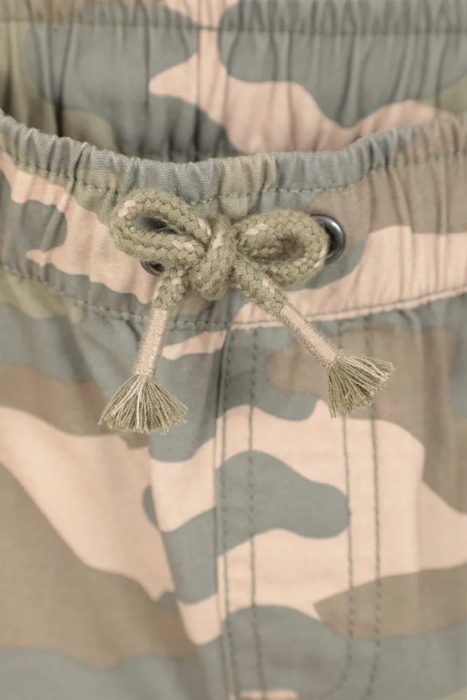 Camo Kids Pants with Reinforced Knees