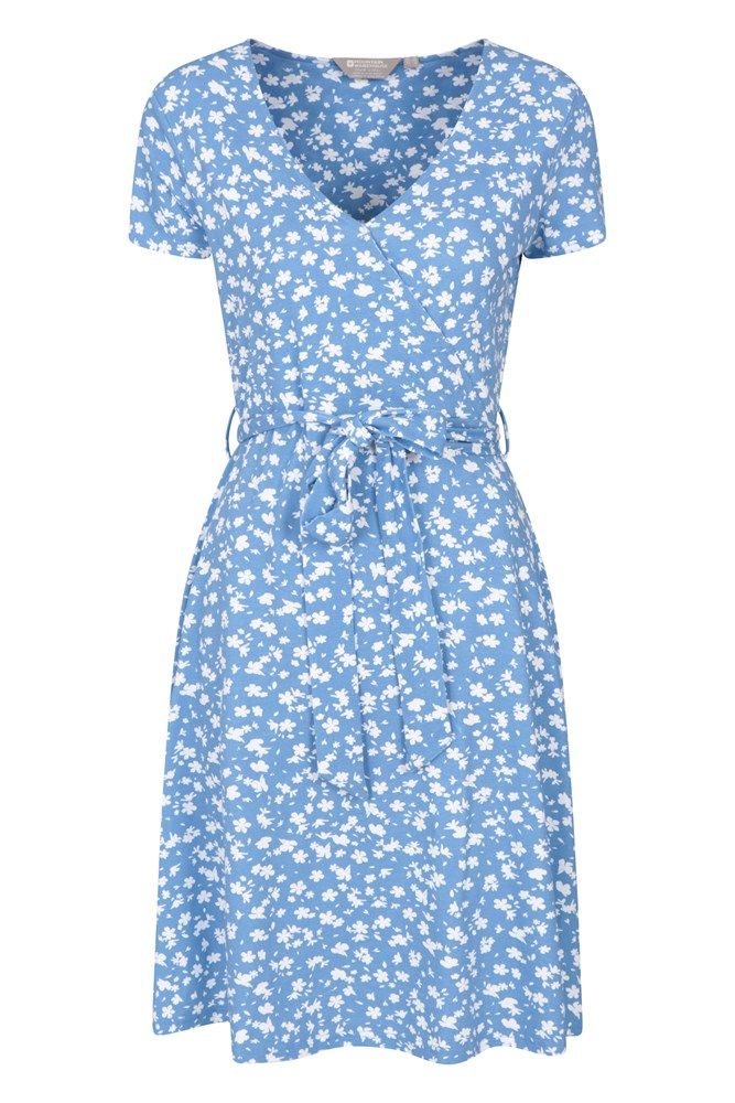Santorini Womens UV Jersey Wrap Dress