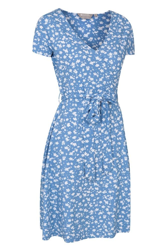 Santorini Womens UV Jersey Wrap Dress