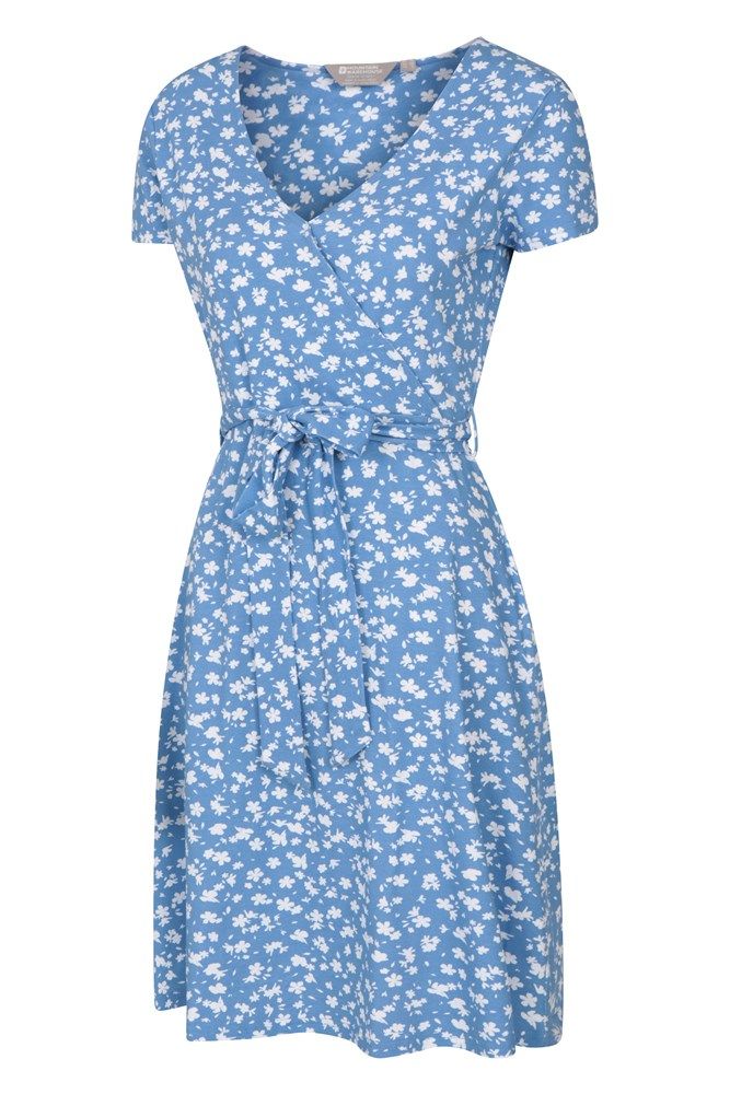 Santorini Womens UV Jersey Wrap Dress