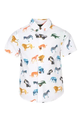 Animal Safari Kids Printed Shirt