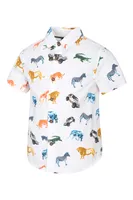 Animal Safari Kids Printed Shirt