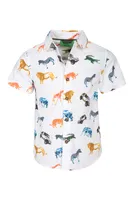 Animal Safari Kids Printed Shirt