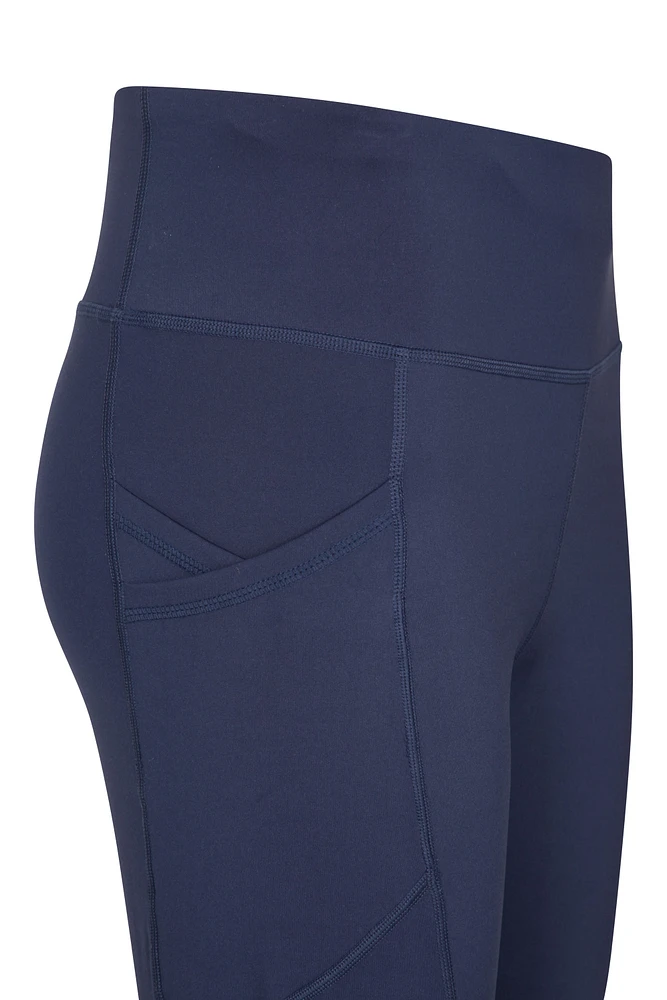 Fast-Paced Womens High-Waist Capri Leggings