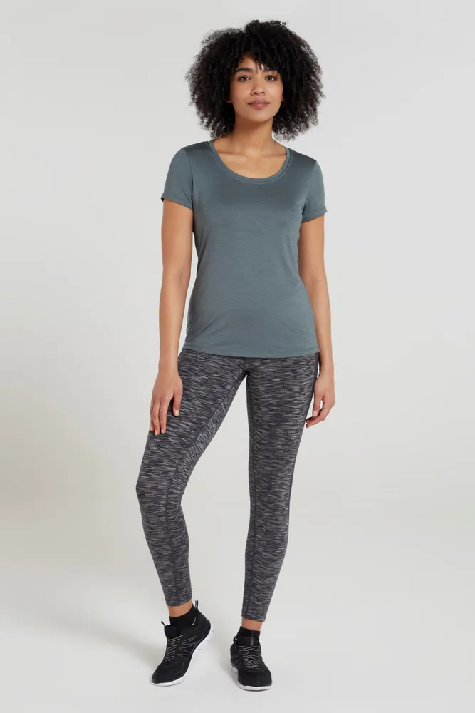 Bend and Stretch Panelled Womens Leggings