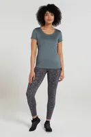 Bend and Stretch Panelled Womens Leggings