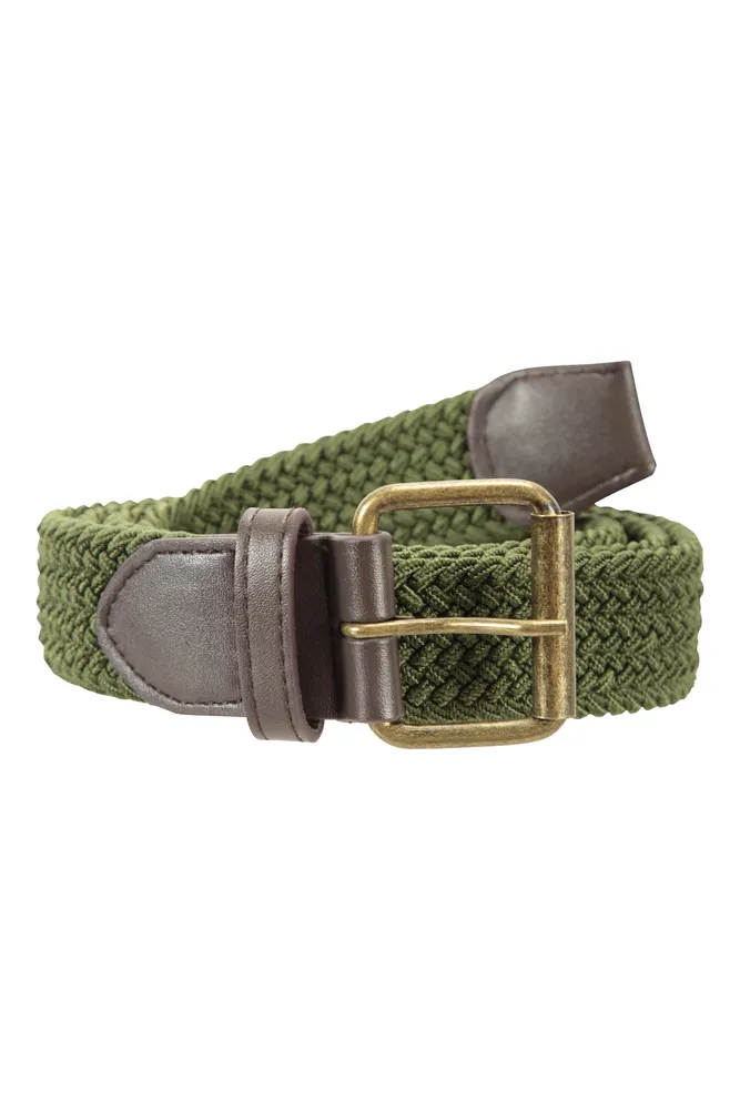 Braided Stretch Mens Belt