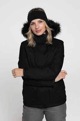Snow Textured Womens Ski Jacket