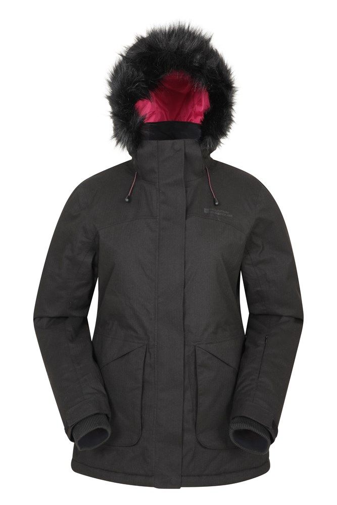 Snow Textured Womens Ski Jacket